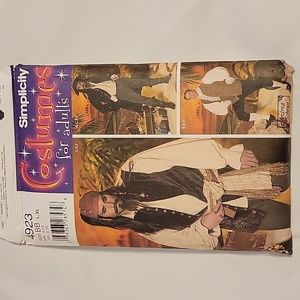 ⭐️6/$30 Simplicity pattern 4923 (c2004) Pirate's Costume, size BB L, XL
